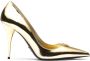 Prada metallic leather pumps Gold - Thumbnail 1