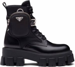 Prada Monolith combat boots Black