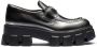 Prada Moonlith ombré-effect leather loafers Black - Thumbnail 1