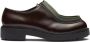 Prada opaque brushed-leather lace-up shoes Brown - Thumbnail 1