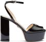 Prada patent leather platform sandals Black - Thumbnail 1