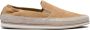 Prada raffia-embellished suede loafers Brown - Thumbnail 1