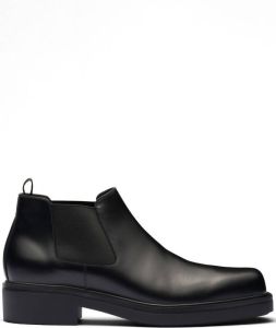 Prada square-toe Chelsea boots Black