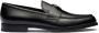 Prada triangle-logo leather loafers Black - Thumbnail 1