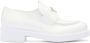 Prada Chocolate patent leather loafers White - Thumbnail 1