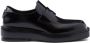 Prada triangle-patch leather loafers Black - Thumbnail 1