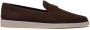 Prada triangle-patch suede loafers Brown - Thumbnail 1