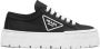 Prada triangular logo plaque sneakers Black - Thumbnail 1