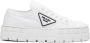 Prada triangular logo plaque sneakers White - Thumbnail 1