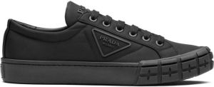 Prada Wheel Cassetta lace-up sneakers Black