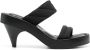 Premiata 65mm leather sandals Black - Thumbnail 1