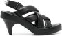 Premiata 65mm leather sandals Black - Thumbnail 1