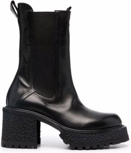 Premiata 80mm leather chelsea boots Black