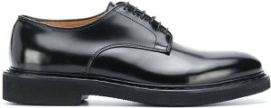 Premiata almond toe lace-up shoes Black