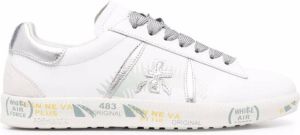 Premiata andy metallic-effect sneakers White
