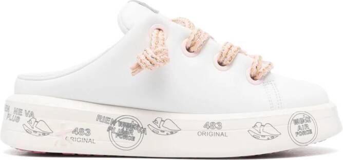 Premiata Belle leather slip-on sneakers White