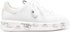 Premiata Belle low-top leather sneakers White