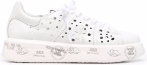 Premiata Belle perforated sneakers White