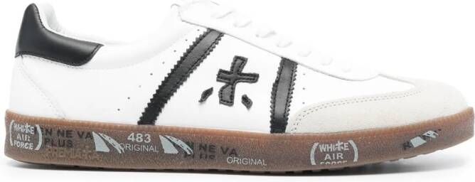 Premiata Bonnie logo-patch sneakers White