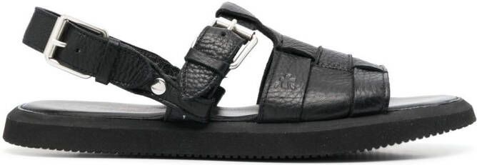 Premiata buckle-straps sandals Black