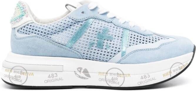 Premiata Cassie knitted sneakers Blue