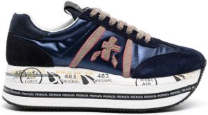 Premiata chunky-sole low-top sneakers Blue