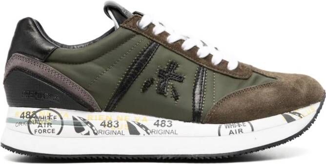 Premiata Conny panelled sneakers Green