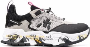 Premiata Cross Trail low-top panelled sneakers Black
