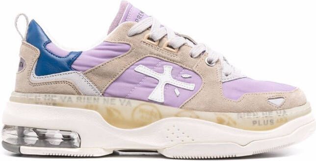 Premiata Draked lace-up sneakers Purple