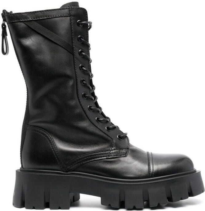 Premiata Elba combat boots Black
