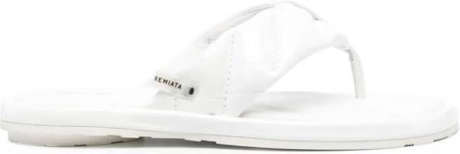 Premiata high-shine-detailing sandals White