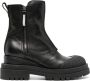 Premiata Jiro leather ankle-length boots Black - Thumbnail 1