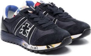 Premiata Kids Lucy lace-up low-top sneakers Blue