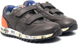 Premiata Kids Lucy touch-strap sneakers Grey