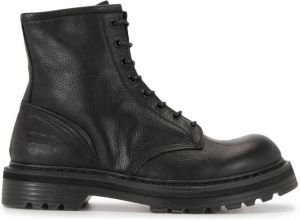 Premiata lace-up ankle boots Black