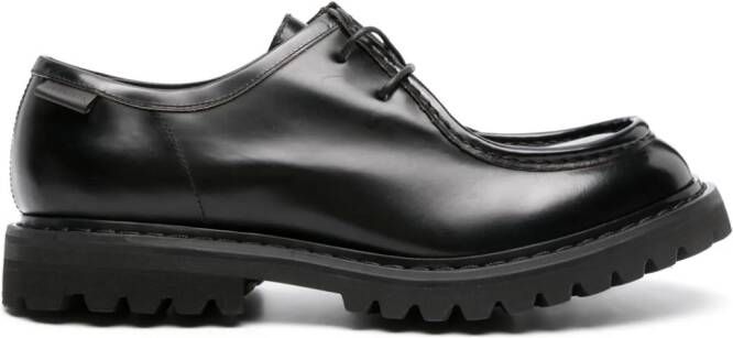 Premiata leather Derby shoes Black