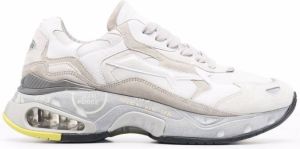 Premiata low-top lace-up trainers White