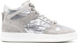 Premiata Midquind leather high-top sneakers Grey