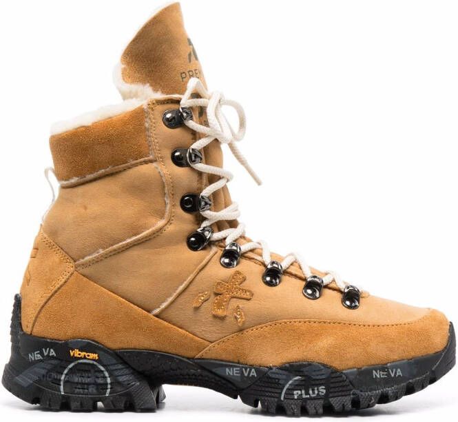 Premiata MidTrecD lace-up ankle boots Brown