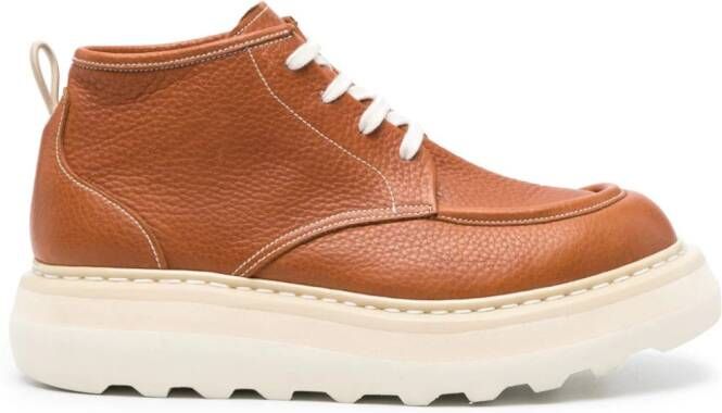 Premiata Nodik leather boots Brown