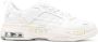 Premiata panelled low-top leather sneakers White - Thumbnail 1