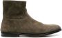 Premiata panelled suede ankle boots Green - Thumbnail 1