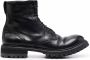 Premiata polished leather ankle boots Black - Thumbnail 1