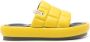 Premiata quilted leather slides Yellow - Thumbnail 1