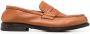 Premiata round-toe leather loafers Brown - Thumbnail 1