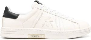 Premiata Russel lace-up leather sneakers Neutrals