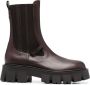 Premiata side-panel ankle boots Brown - Thumbnail 1