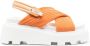 Premiata side touch-strap fastening sandals Orange - Thumbnail 1