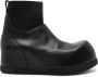 Premiata sock-style leather ankle boots Black - Thumbnail 1