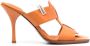 Premiata stiletto open-toe leather sandals Orange - Thumbnail 1